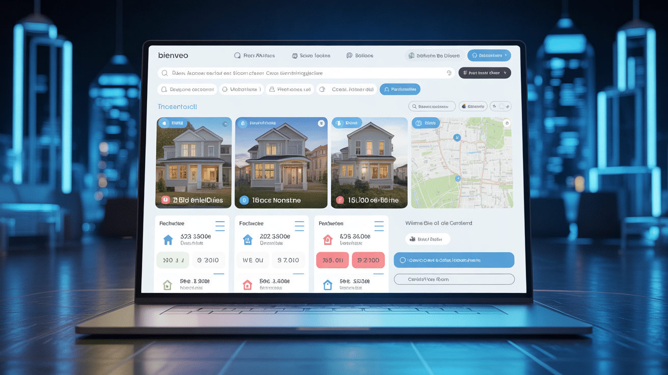 Interface plateforme web Bienveo