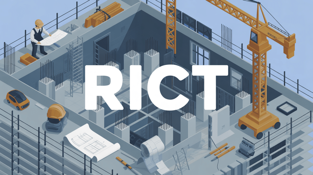 Image RICT chantier construction avec grue