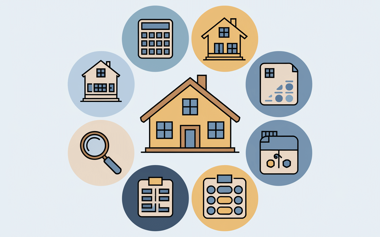 Icônes services immobiliers Patricia4realestate