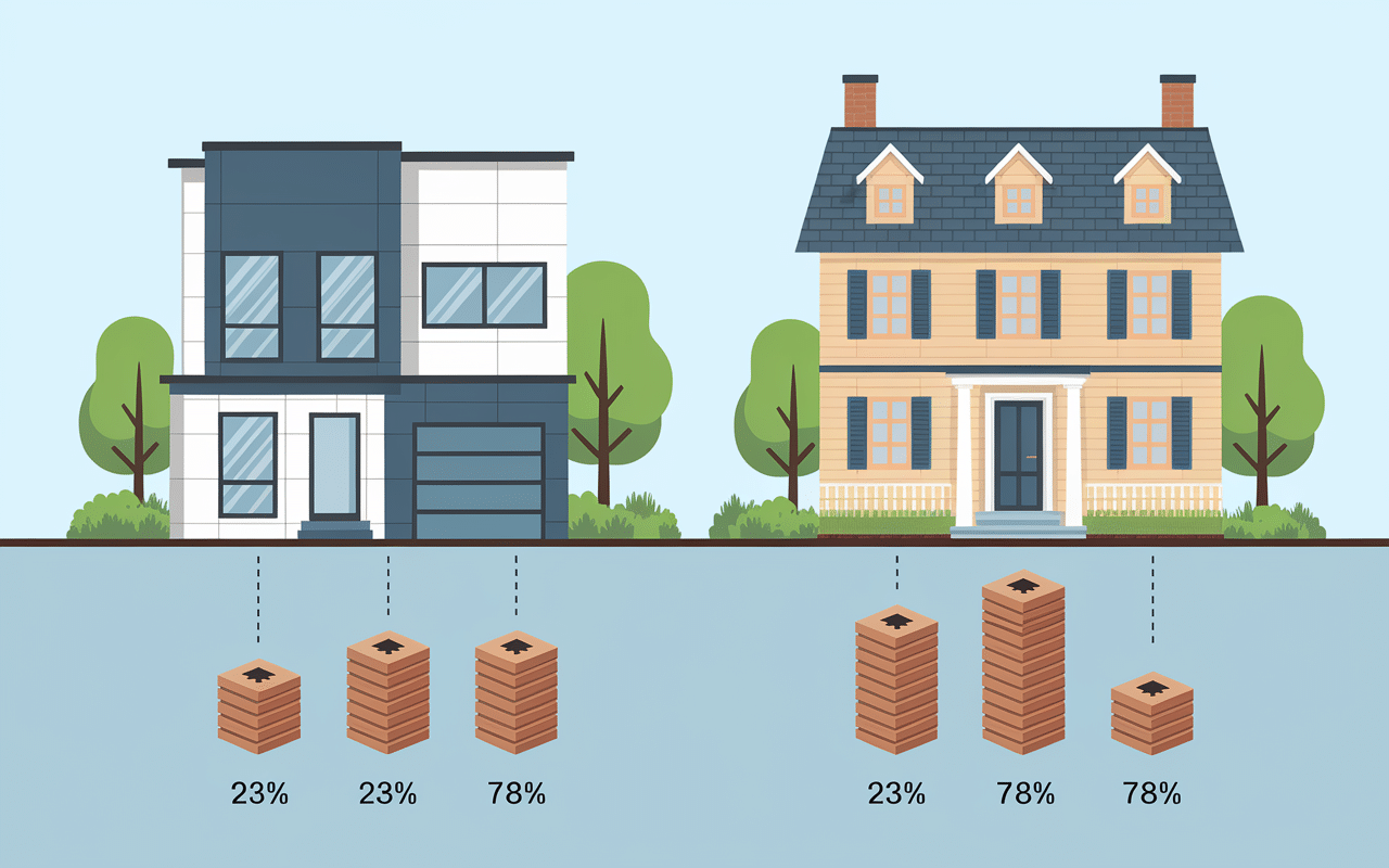 Comparatif frais de notaire sur construction neuve et ancien