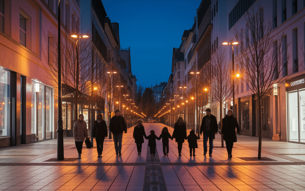Scène nocturne quartier à éviter saint-maur-des-fossés