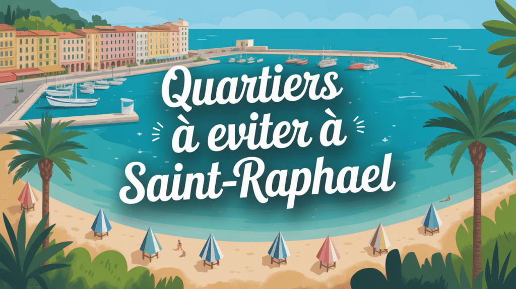 vue panoramique quartier a eviter saint-raphaël