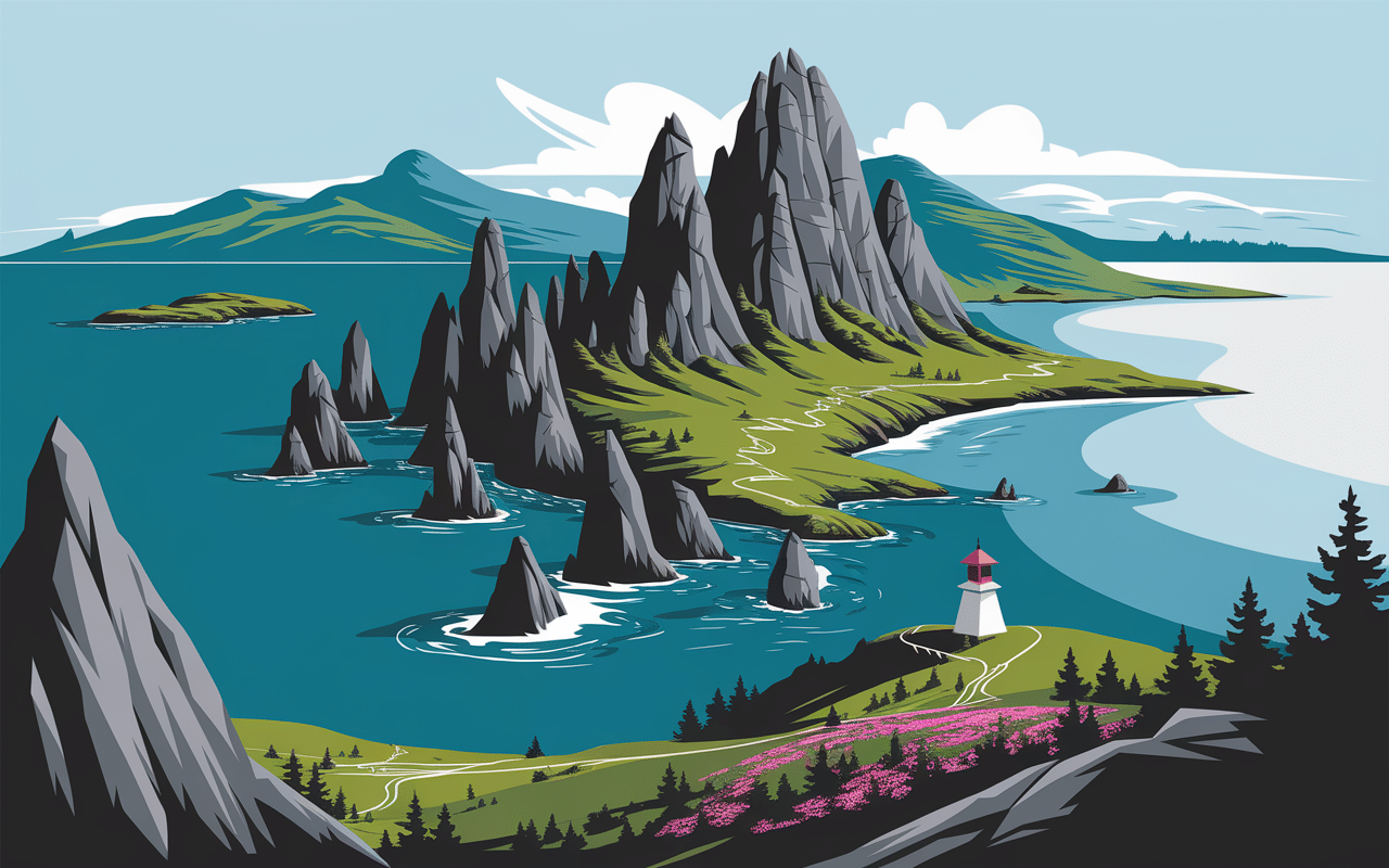 binn eadair vue panoramique falaises