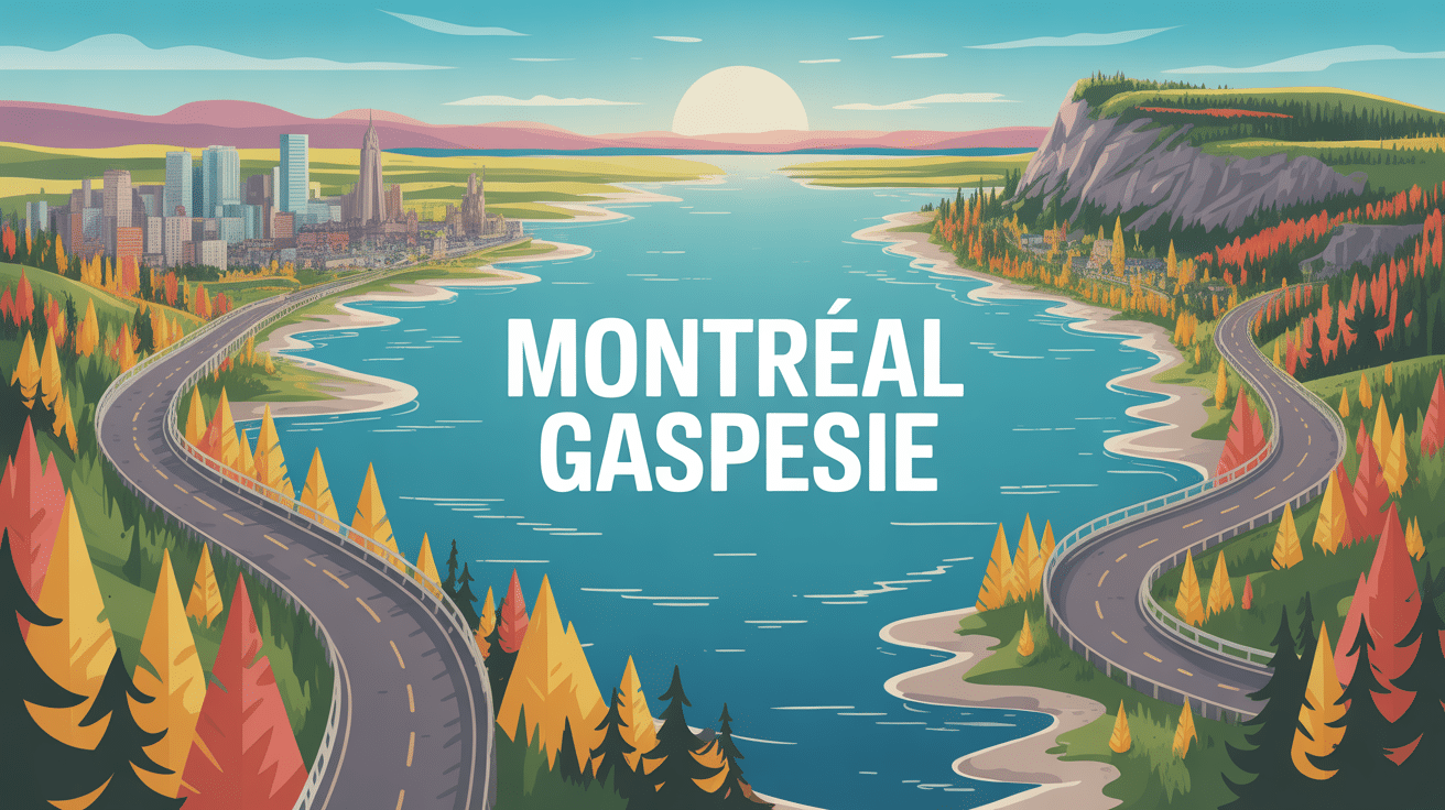 vue panoramique gaspésie montréal route fleuve