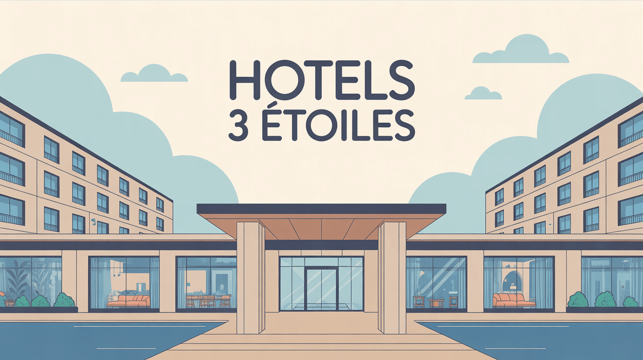 hotel 3etoile moderne facade elegante