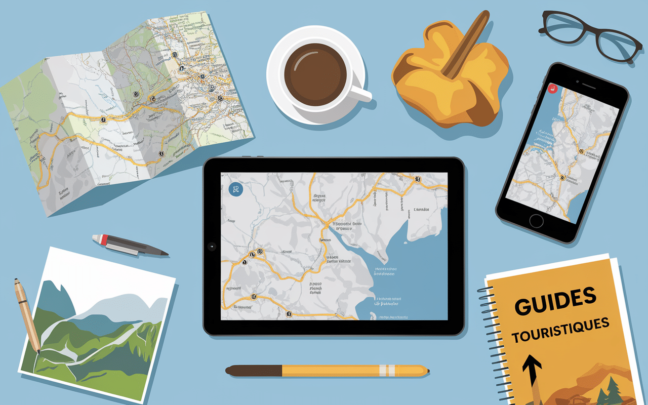 Le Perche carte interactive imprimée voyage