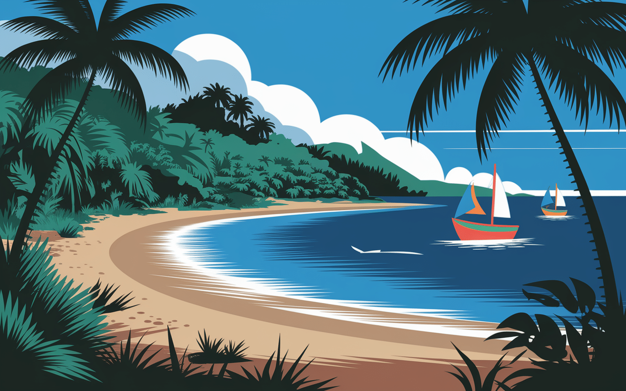 plage du santana paysage sauvage preserve