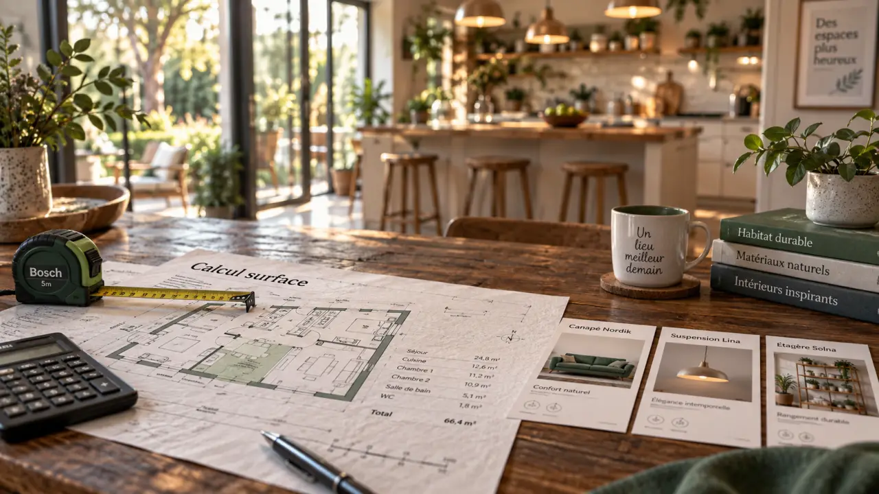 Mon amenagement maison : calcul surface et plan d’aménagement intérieur
